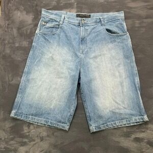 Vintage Southpole Denim Jean Shorts Menms 42 Blue 2000s Y2K Baggy Hip Hop